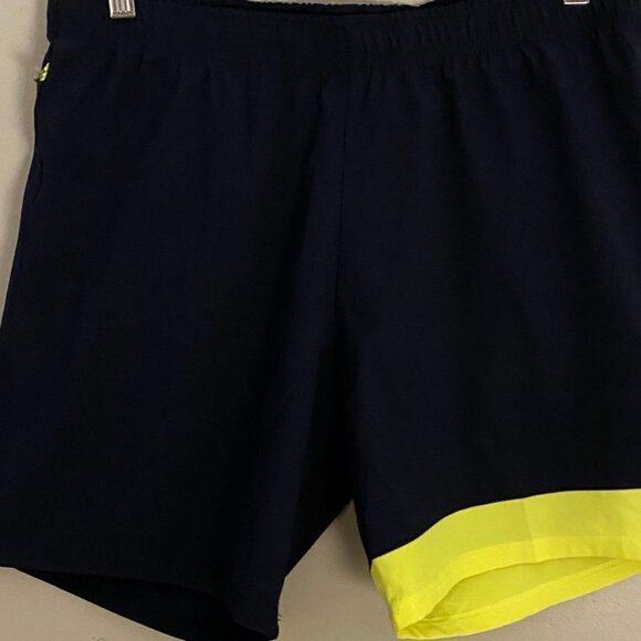 MARINE LAYER SHORTS WOMENS MEDIUM M PULL ON ACTIVEWEAR NAVY BLUE - Picture 1 of 5